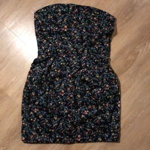 American Rag Cie floral dress with zipper back